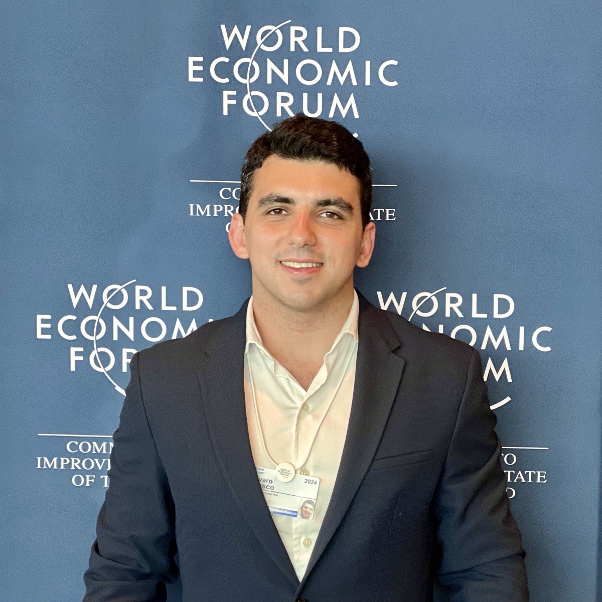 Alvaro Blasco en el World Economic Forum