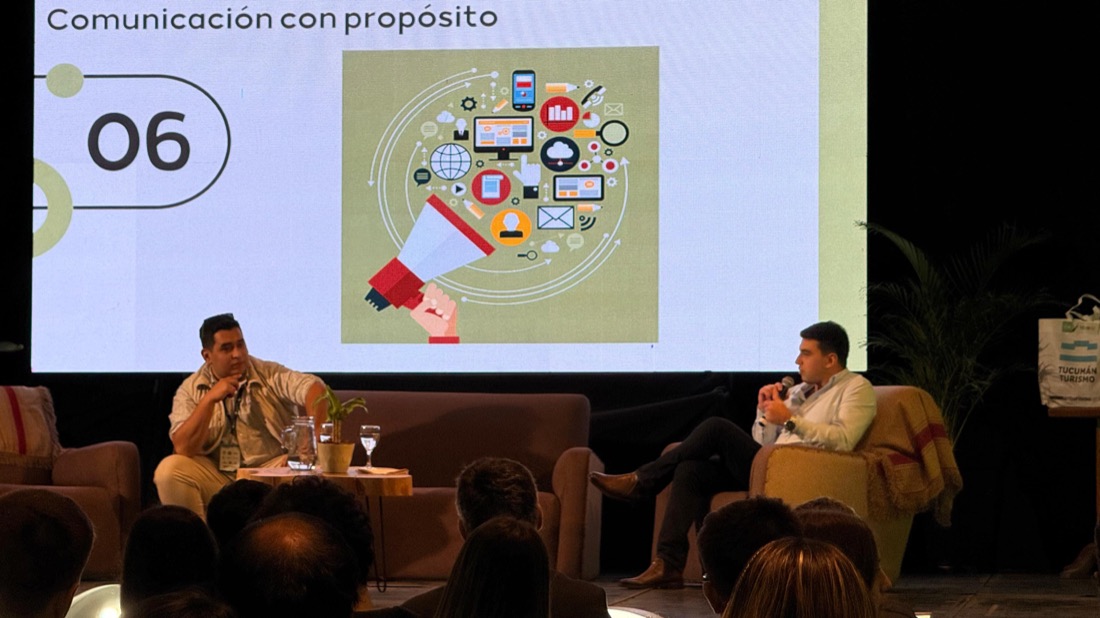 Panel sobre comunicación con propósito con Alvaro Blasco como expositor